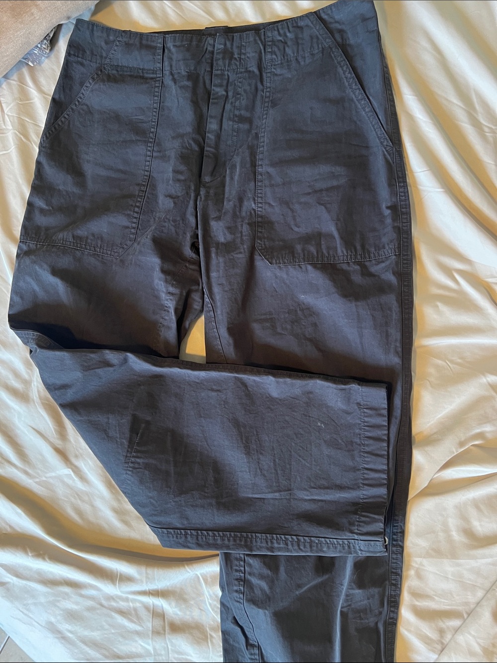 Rag&bone Cargo Casual Cotton Pants in Dark Gray lightweight